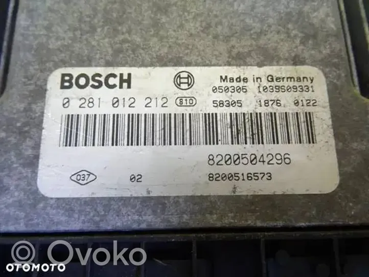 Renault Laguna II Sterownik / Moduł ECU 0281012212