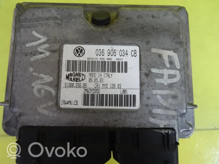 Skoda Fabia Mk1 (6Y) Sterownik / Moduł ECU 036906034CB