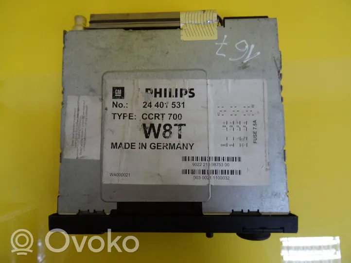 Opel Astra G Radio/CD/DVD/GPS-pääyksikkö 24401531