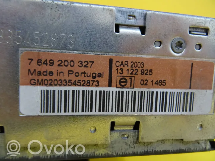 Opel Meriva A Radija/ CD/DVD grotuvas/ navigacija 13122925