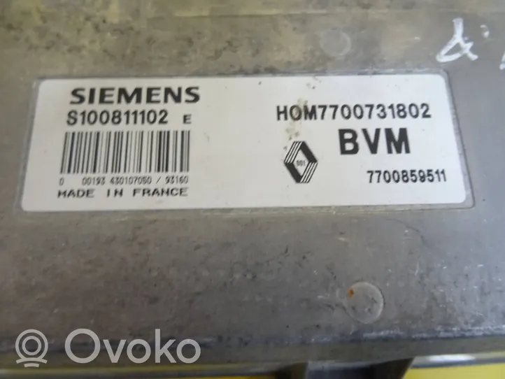 Renault 19 Moottorin ohjainlaite/moduuli HOM7700731802