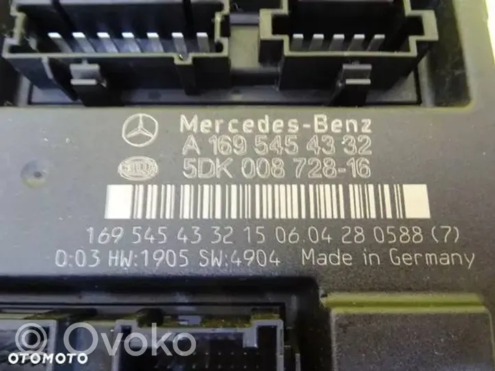 Mercedes-Benz A W169 Jednostka sterowania SAM A1695454332