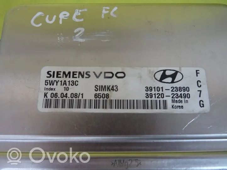 Hyundai Coupe Calculateur moteur ECU 39101-23890