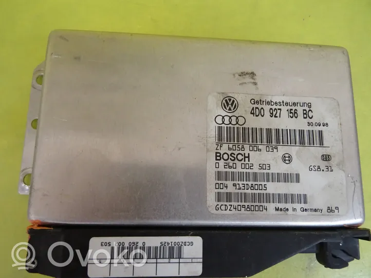 Audi A8 S8 D2 4D Module de contrôle de boîte de vitesses ECU 4D0927156BC