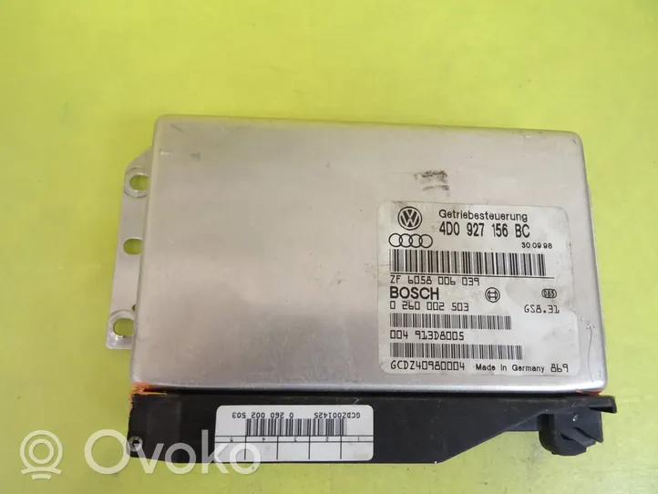 Audi A8 S8 D2 4D Module de contrôle de boîte de vitesses ECU 4D0927156BC