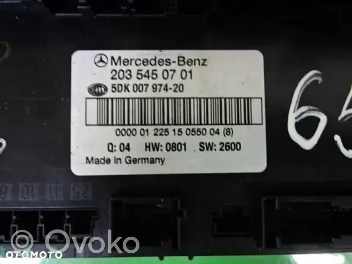 Mercedes-Benz C W203 Mukavuusmoduuli 2035450701