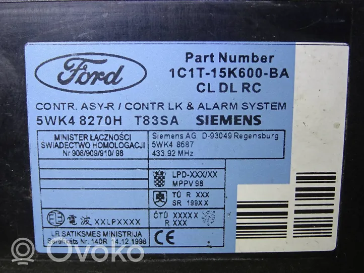 Ford Transit Module confort 1C1T-15K600-BA