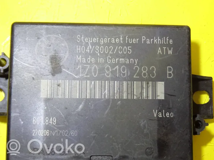 Skoda Octavia Mk2 (1Z) Centralina/modulo sensori di parcheggio PDC 1Z0919283B