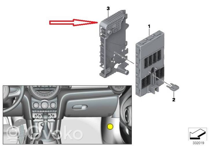 Mini One - Cooper F56 F55 Autres unités de commande / modules 9306899