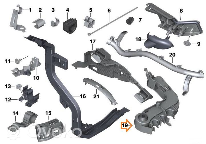 BMW M3 F80 Autres pièces du tableau de bord 12527848491