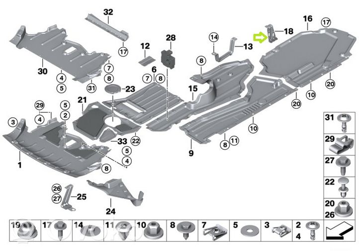 BMW X5 E70 Polttoainesäiliön kannake 7158402