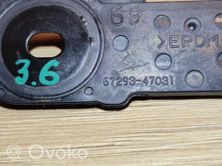 Toyota Prius (XW50) Tampone in gomma portellone posteriore/bagagliaio 6729347031