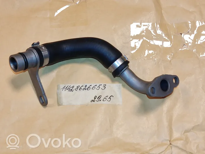 BMW X3 F25 Turbo turbocharger oiling pipe/hose 8626653