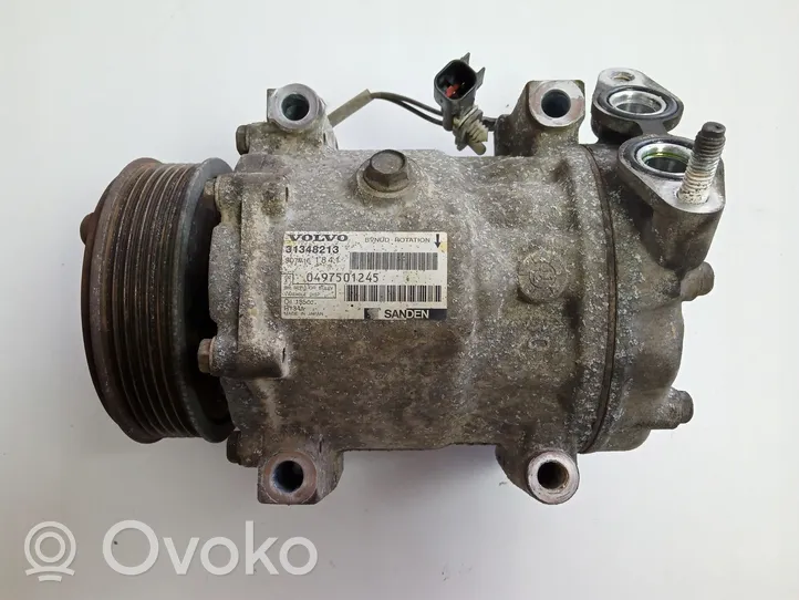 Volvo S60 Ilmastointilaitteen kompressorin pumppu (A/C) 31348213