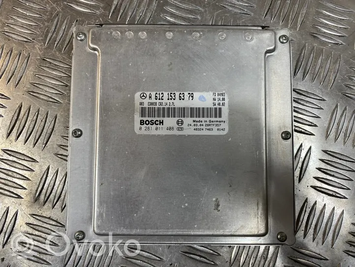 Mercedes-Benz ML W163 Sterownik / Moduł ECU A6121536379