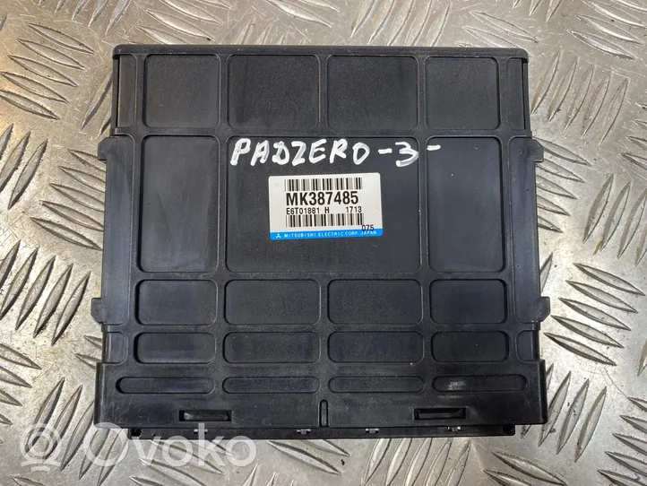 Mitsubishi Pajero Calculateur moteur ECU MK387485