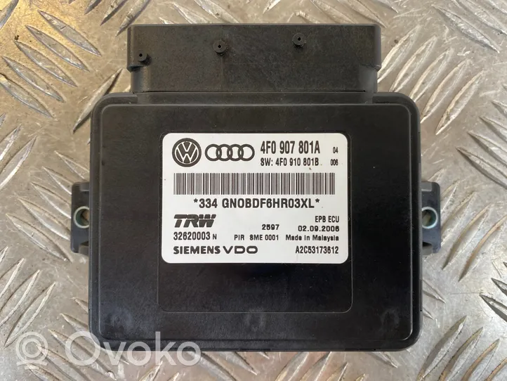 Audi A6 S6 C6 4F Moduł / Sterownik hamulca 4F0907801A