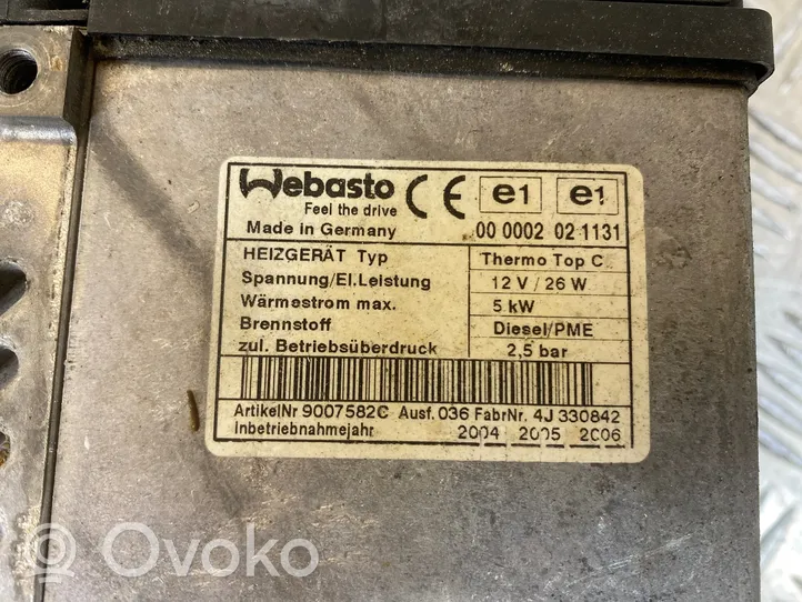 Volkswagen Touareg I Автономный нагрев (Webasto) 7L6815071C