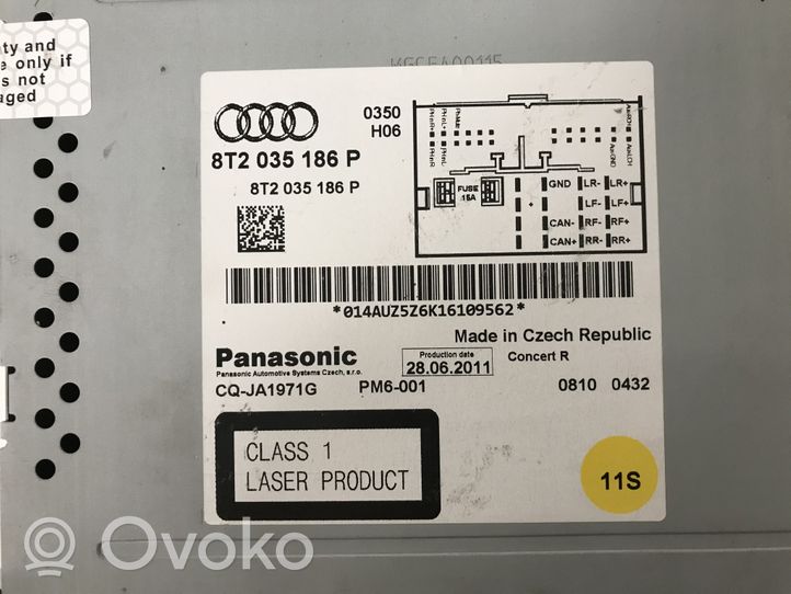 Audi A4 S4 B8 8K Panel / Radioodtwarzacz CD/DVD/GPS 8T2035186P