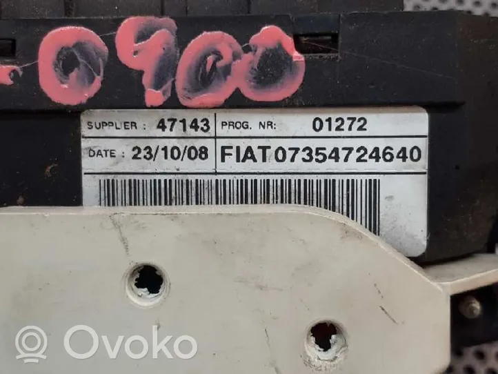 Fiat 500 Interrupteur d’éclairage 07354724640