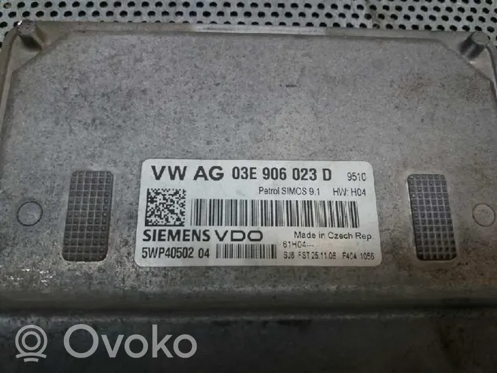 Skoda Fabia Mk1 (6Y) Sterownik / Moduł ECU 03E906023D