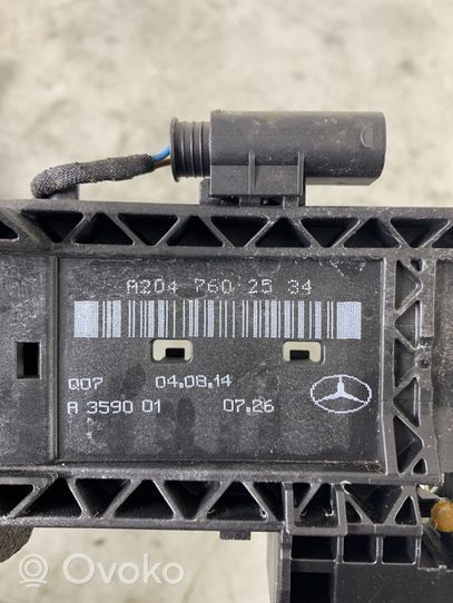 Mercedes-Benz E W212 Support extérieur, poignée de porte arrière A2047602534