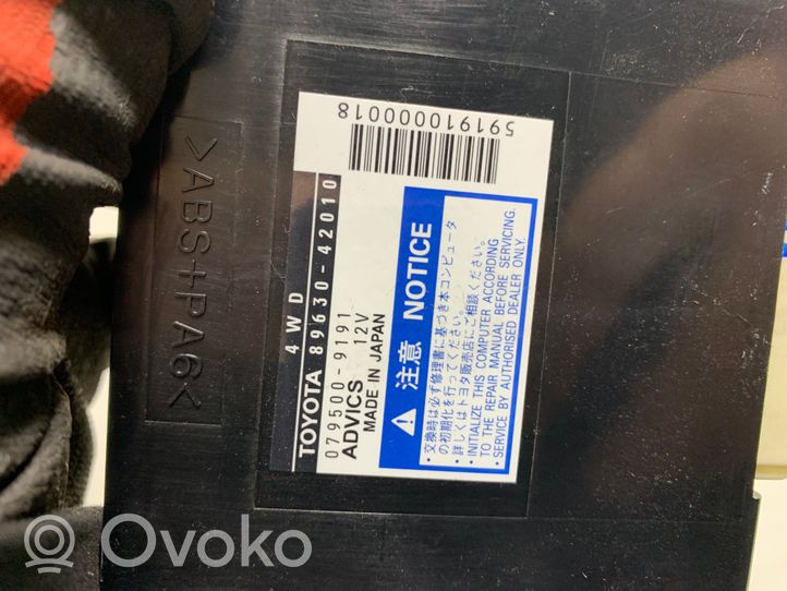 Toyota RAV 4 (XA30) Pārnesumkārbas reduktora vadības bloks 8963042010