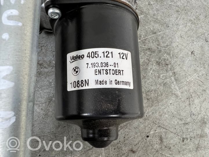 BMW 1 E82 E88 Tringlerie et moteur d'essuie-glace avant 7192963