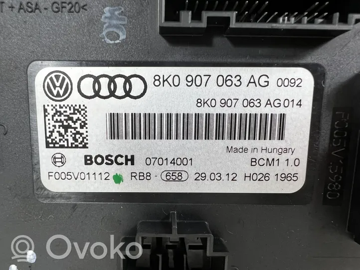 Audi A4 S4 B8 8K Moduł / Sterownik komfortu 8K0907063AG