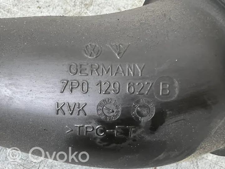 Volkswagen Touareg II Tube d'admission d'air 7P0129627B