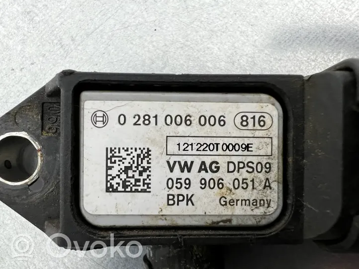 Volkswagen Touareg II Sensore di pressione dei gas di scarico 059906051A