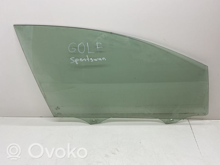 Volkswagen Golf Sportsvan Front door window glass four-door 510845202A