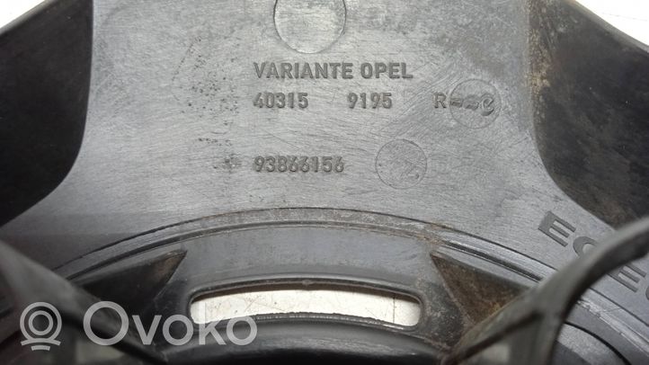 Opel Vivaro Mozzo/copricerchi/borchia della ruota R16 93866156