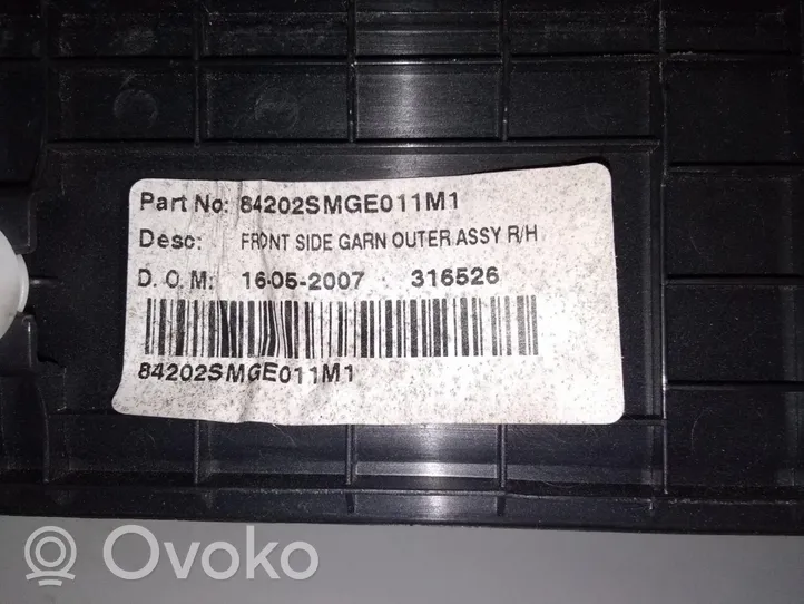 Honda Civic Listwa wykończeniowa drzwi przesuwanych 84202SMGE011M1