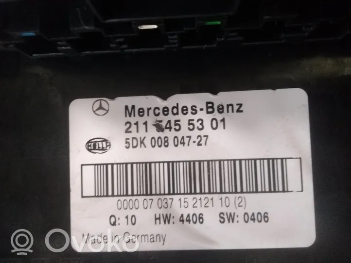 Mercedes-Benz CLS C218 AMG Módulo de fusible 2115455301