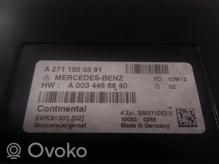 Mercedes-Benz E C207 W207 Dzinēja vadības bloks A0034468840