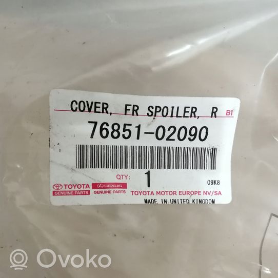 Toyota Corolla E120 E130 Lame de pare-chocs avant A7685102090