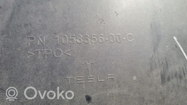 Tesla Model X Защита дна бампера 105835600C