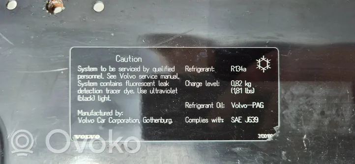 Volvo S80 Jäähdyttimen kehyksen suojapaneeli 3130165