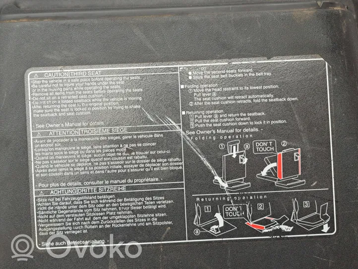 Toyota Corolla Verso AR10 Trunk/boot side trim panel 647400F010