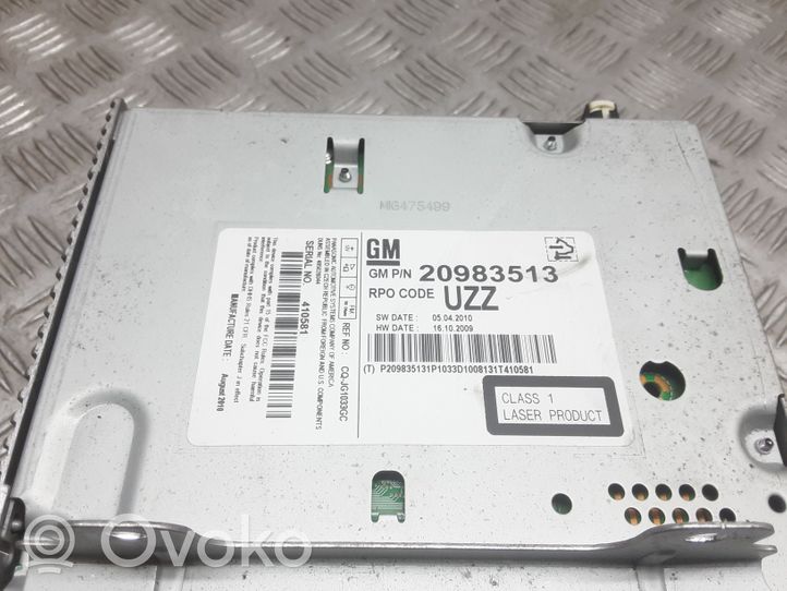 Opel Astra J Radio / CD/DVD atskaņotājs / navigācija 20983513