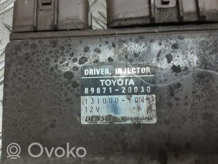 Toyota Corolla E120 E130 Centralina/modulo impianto di iniezione 8987120030