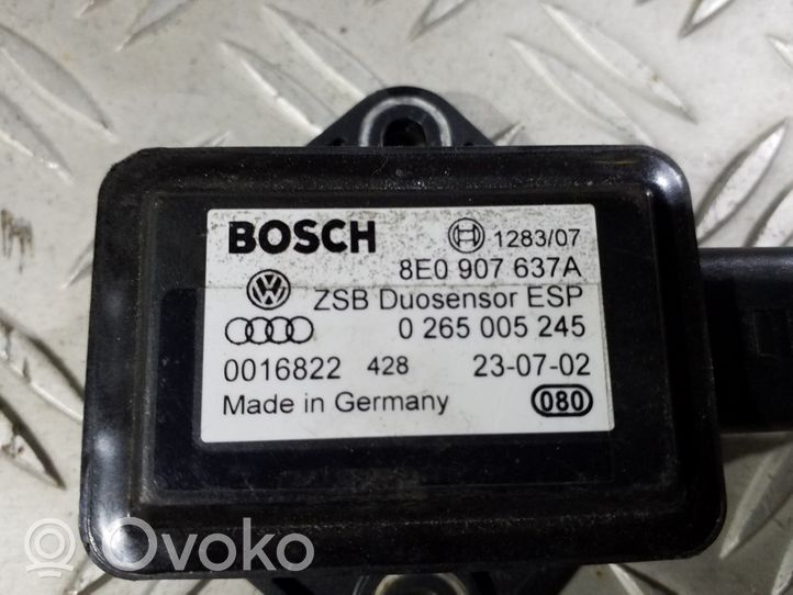 Volkswagen PASSAT B5.5 Sensore di imbardata accelerazione ESP 0265005245