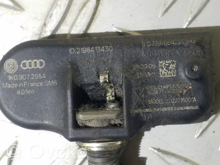 Volkswagen PASSAT B6 Tire pressure sensor 1K0907255A