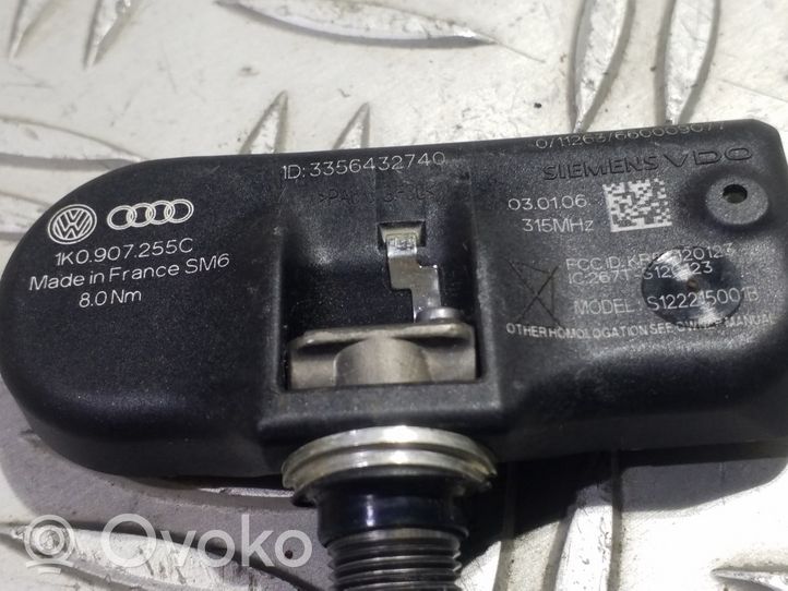 Audi A3 S3 8P Capteur de pression des pneus 1K0907255C