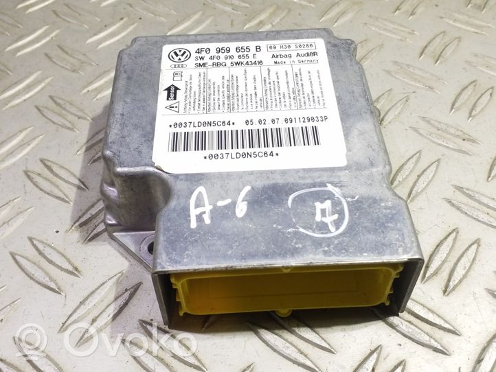 Audi A6 S6 C6 4F Centralina/modulo airbag 4F0959655B