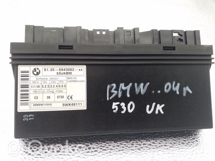 BMW 5 E60 E61 Comfort/convenience module 6943062