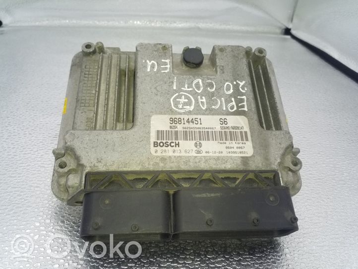 Chevrolet Epica Unité de commande, module ECU de moteur 96814451