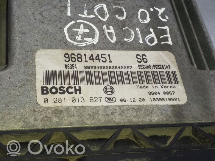 Chevrolet Epica Komputer / Sterownik ECU silnika 96814451