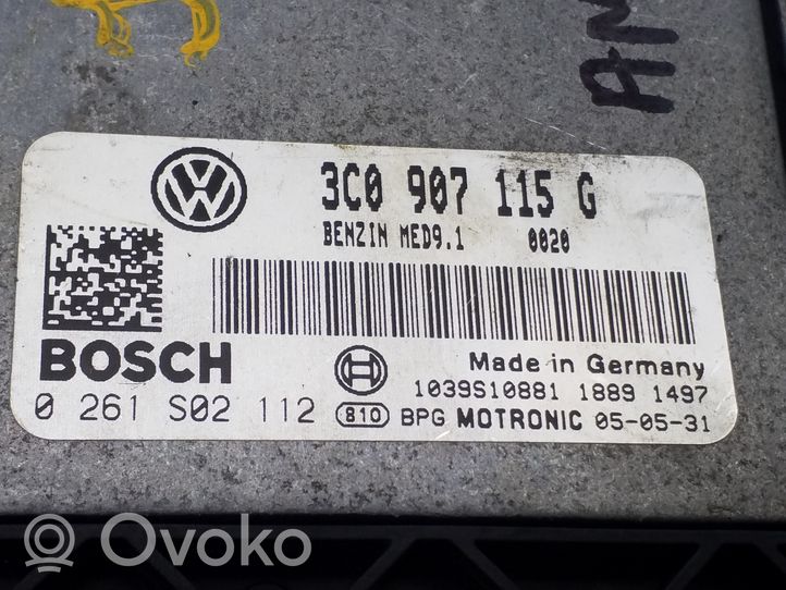 Volkswagen PASSAT B6 Moottorin ohjainlaite/moduuli (käytetyt) 3C0907115G